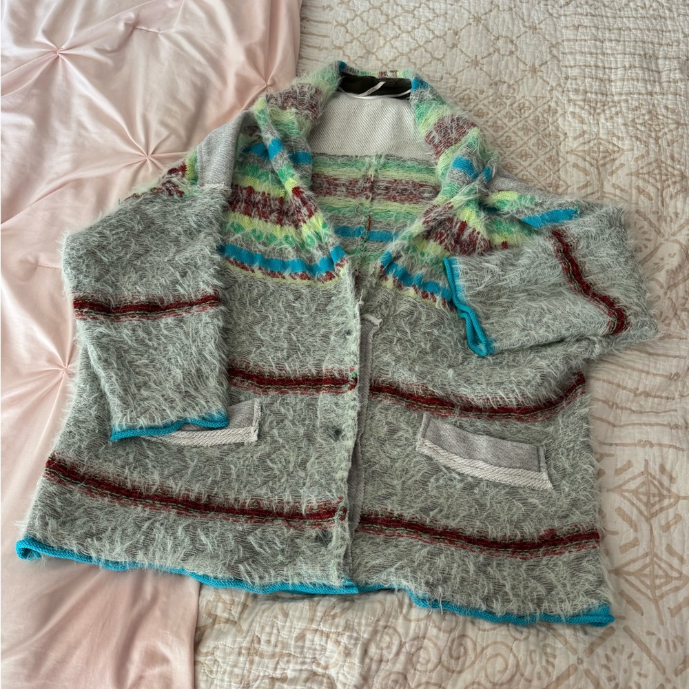 free people fair weather oversized cardigan - Picture 2 of 10